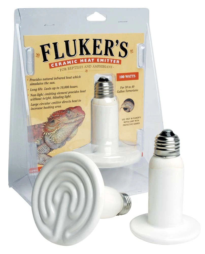 Fluker’s Ceramic Heat Emitter for Reptiles 1ea/100 W