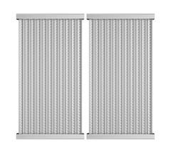 17 1/8 X 9 3/8″ Grill Emitter Grates for Charbroil TRU-Infrared 2 Burner 4636…