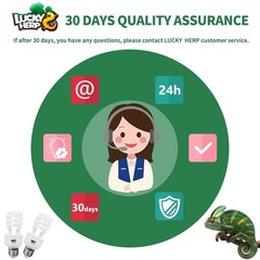 13W 5.0 UVA UVB Reptile Light, Compact Fluorescent, Tropical Terrarium Lamp
