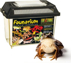 Faunarium Small PT2255 – Plastic Reptile Terrarium and Transport Container for L