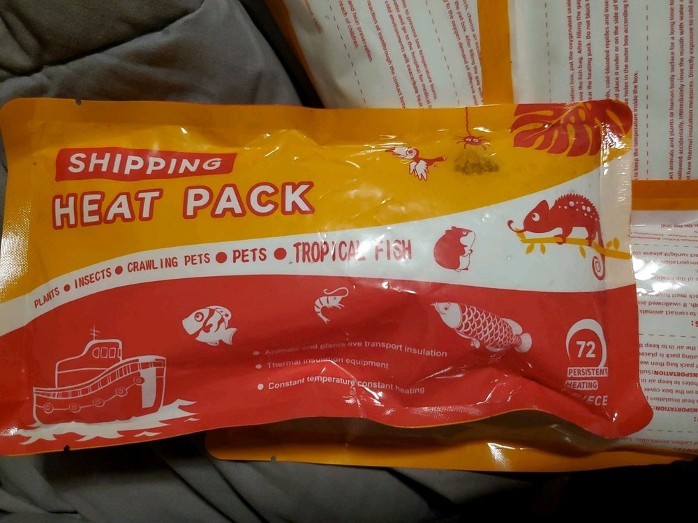72-hour Heat Pack for Shipping Plants, Live Insects, Reptiles, Tropical Fish …