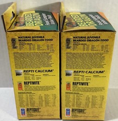 Lot Of 2 Bearded Dragon Food Sampler Value Pack ￼