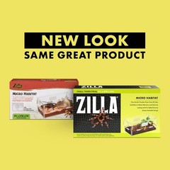 Zilla Micro Habitat Terrarium, Terrestrial, with Locking Latch, for Isopods, Spi
