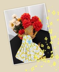 Bearded dragon Yellow Floral Dress MADE IN USA, L, M, S