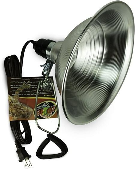 ZOO MED ECONOMY CLAMP LAMP – 8.5 IN – LF-5