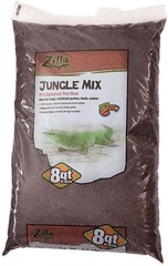 Reptile, Zilla Lizzard Litter Jungle Mix – Fir & Sphagnum Peat Moss (8 Quarts)