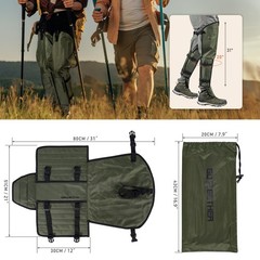 G2 GO2GETHER Snake Gaiter, Durable Snake Guard Gaiters for Hunting, Waterproo…