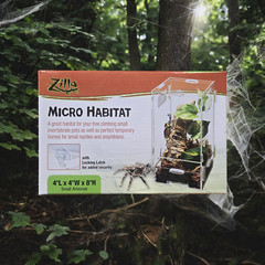 Zilla Micro Habitat Small Arboreal w/ Locking Latch 4″x4″x8″ FREE SHIPPING