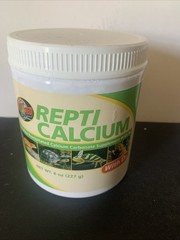 Zoo Med Reptile Calcium with Vitamin D3, 8-Ounce For Reptile Terrarium