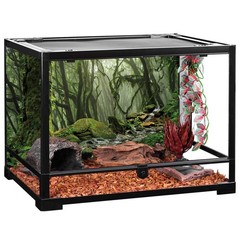 AWERT Tropical Forest Terrarium Background Stream Green Huge Tree Reptile Hab…