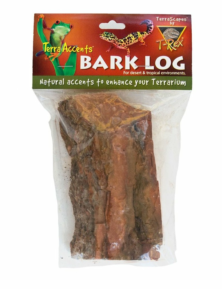 T-Rex Reptile Terrarium Décor – Terra Accents Bark Log