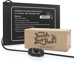 Reptile Heat Pad – Adjustable Temperature under Tank Heater for 10-20Gal/30-40Ga