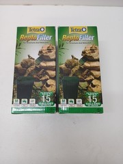 Lot of 2 Tetra Filtration Terrarium + Waterfalls Medium 15 Gal – 60GPH NEW