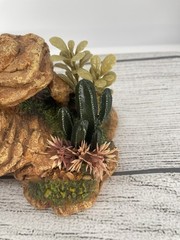 Reptile Basking Platform Resin Rock Tank Decor