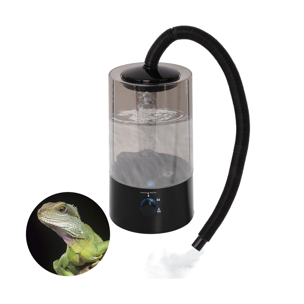 Reptile Humidifier Fogger, (4L) Fog Machine for Reptile Terrarium Tank, Pets …