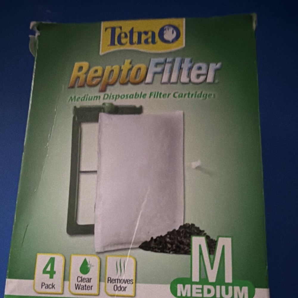 Tetra ReptoFilter Medium Disposable Filter Cartridges 4 Pack