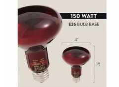 Thrive NOCTURNAL INFRARED SPOT BULB 150 Watt Reptile Lamp Bulb for Reptiles NEW