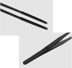 Reptile Feeding Tongs Stainless Steel Lizard Feeding Tongs Aquarium Straight