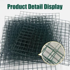 KEOHOLI 10 Packs Plant Protectors Cages from Animals, 12″ x 12″ 30 Pcs Wire M…