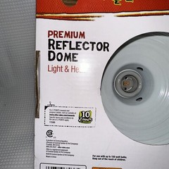 Zilla Premium Reflector Dome Light & Heat 8.5in Black