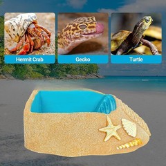 Hermit Crab Water Bowl Habitat Supplies Terrarium Decor Bowl