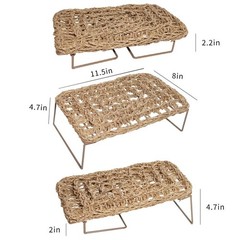 Bearded Dragon Hammock Reptile Tank Accessories Decor Basking Platform Metal …