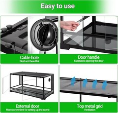 2-in-1 Switchable Meshes & Glasses Terrarium