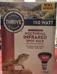 Thrive NOCTURNAL INFRARED SPOT BULB 150 Watt Reptile Lamp Bulb for Reptiles NEW