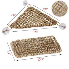 5 PCS Bearded Dragon Hammock, Flexible Jungle Climber Reptile Vines Terrarium…