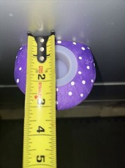 Purple reptile magnetic ledge mushroom feeder bowl .5 Oz With Food Grade Bowls