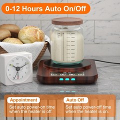Electric Sourdough Starter Warmer, Upgrade Warming Heating Pad Mat for Sour D…