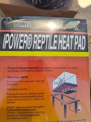 IPOWER Reptile Heat Pad for 50-60 Gallon Tank Use – 4 to 24 Watts