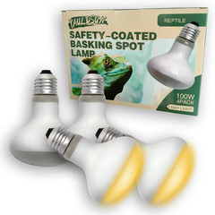 Reptile Heat Lamp 100W Amphibians UVA Daylight Basking Spot Light Bulb