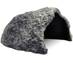 Rock Cave Habitat Hidden for Reptile and Amphibians.Terrarium & Aquarium Decor