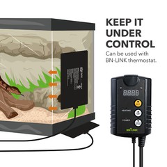 BN-LINK Pet Heating Pad Mat for Turtles, Lizards, Frogs, and Other Reptiles