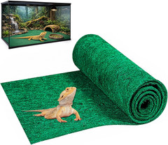 47″ x 24″ Large Reptile Carpet Terrarium Liner Bedding Reptile Substrate Mat Tan