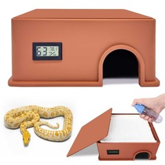 Reptile Hide Snake Hide,with a Humidification Groove Equipped with a Temperat…