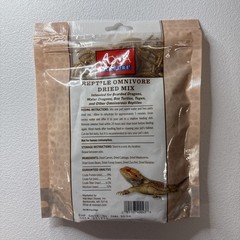 Aqua Culture Reptile Omnivore Dried Mix, 4 oz Exp 1/30/26