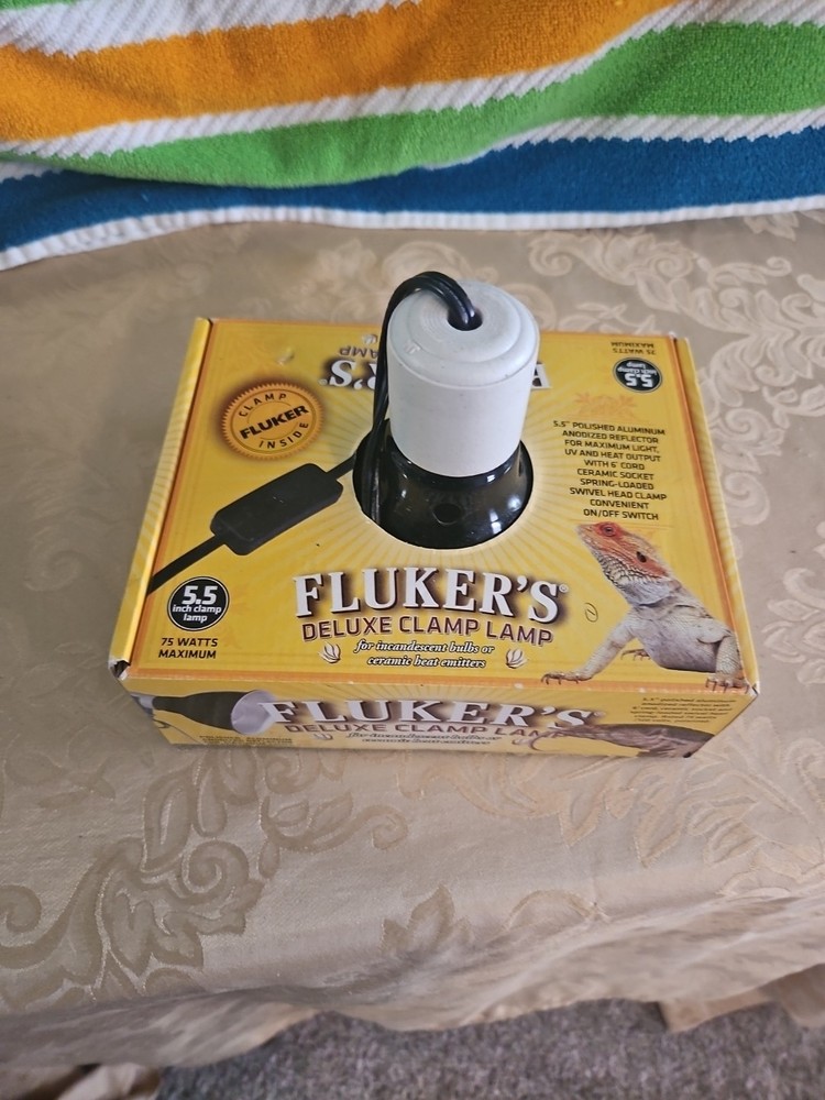 Fluker’s Deluxe Clamp Lamp