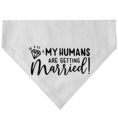 My Humans are Getting Married Dog Bandana Engagement Dog Bandana Pet Scarf En…