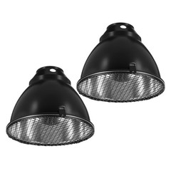 2 Sets Reptile Heat Lamp Dome Heating Shade Guard Lampshade