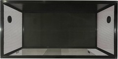 120 Gallon Reptile Tank 4x2x2 Terrarium Enclosure Reptile Vivarium Glass Cage