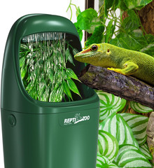 REPTIZOO Reptile Waterfall Automatic Reptile Drinking Fountain Water Dispenser,
