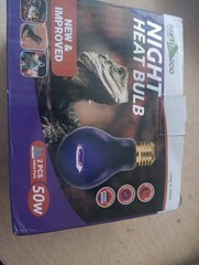 2pcs Reptile Night Heat Lamp 150w Moonlight Heat Bulb Infrared Heating Lamp NIB