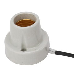 Heat Lamp Holder Professional Ceramics For Reptile Enclosures Easy To Use