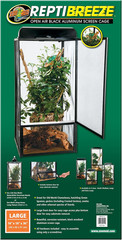 Reptibreeze Open Air Screen Cage, Large, 18 X 18 X 36-Inches