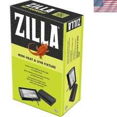 Zilla Mini Heat & UVB Light Fixture for Reptile Terrariums – Compact Solution