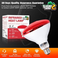 Heat Lamp Bulbs for Chickens, 150W Infrared Heat Lamp 1 Pack, Red Heat Lamp B…