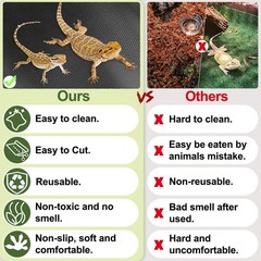 Reptile Carpet, Reptile Mat, Bearded Dragon, Leopard Gecko Substrate,Bearded …