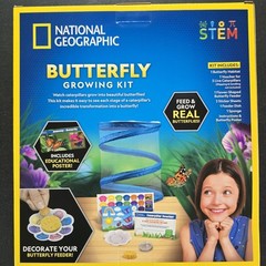 National Geographic Butterfly Growing Kit STEM Activity Sumer School Kidcore Fun